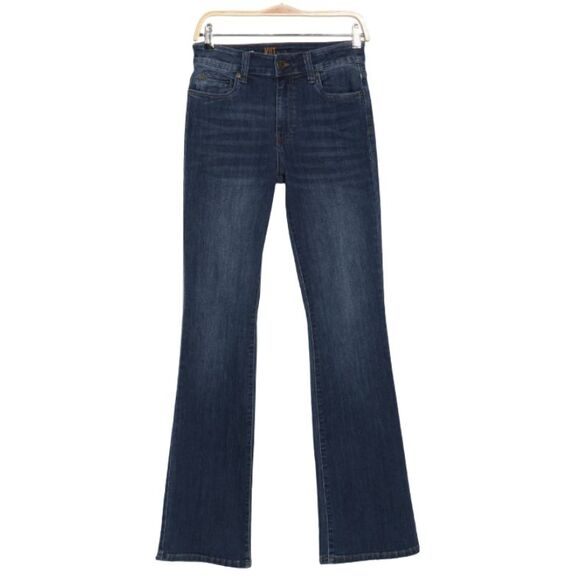 Kut from the Kloth Nicole Boot Cut Jeans Womens 10 32x34 Mid Rise Dark Wash Y2k - Picture 1 of 14